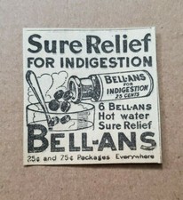 Bell-ans For Indigestion Advertisement Ad New York American Newspaper July 1926  picture