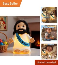 Artistic Jesus Night Light – Resin Sculpture for Modern and Traditional Homes picture