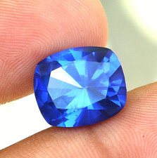 Beautiful Loose Gemstone Natural Blue Sapphire 11 CT Certified Cushion Cut picture