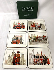 JASON  COASTERS ~ London Multiview Scenes ~ Set of 6 ~ NEW - Open Box picture