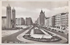 RPPC Postcard Praça de Londres Lisboa Portugal  picture