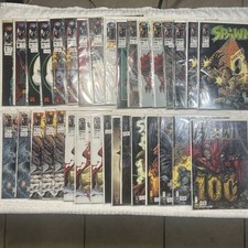 Spawn Comic Book Lot of 40 Great Condition McFarlane Image Early Issues picture