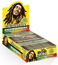 FIVE PACKS - Bob Marley 1 1/4 SIZE Hemp Rolling Papers/ 50 SHEETS PER PACK picture