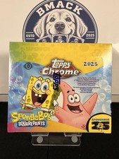 2025 TOPPS CHROME SPONGEBOB SQUAREPANTS HOBBY BOX 25th Brand New Factory Sealed picture