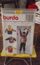 Oop Burda 4721 childs windbreaker jacket size 6-16 NEW picture