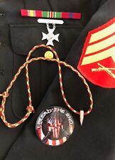 Sniper Paracord HOG TOOTH  .30 Cal ...Necklace ...+ ...Red/Yellow/Black..Marines picture