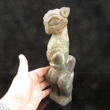 China,old jade,hongshan culture,collectibles,rare Apollo,statues R(042) picture