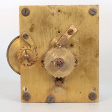 FUSEE DIAL CLOCK MOVEMENT English Vintage, for parts or to restore picture
