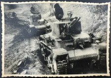 1939's - 1945's WWII Two Tiger tanks of the 502nd Wehrmacht Panzer Battalion picture