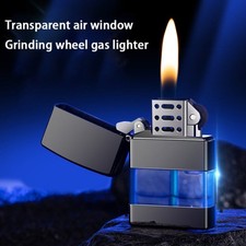 Vintage-Inspired Heavy-Duty Butane Soft Flame Lighter with See-Thru Window picture