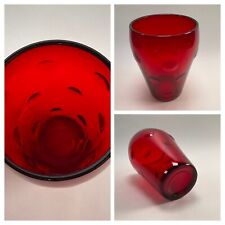 Paden City Glass Popeye & Olive Ruby Red Tumbler picture