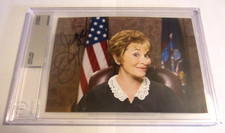 Judge Judy Sheindlin signed autographed 5x7 Beckett BAS reality court tv show picture