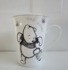 Queens Bone China Whittards Of Chelsea Winnie The Pooh Mug Silver picture