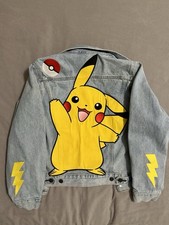 Levi's x Pokemon 25th Anniversary Pikachu Denim Jacket Size XS picture