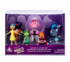 Disney Pixar Inside Out 2 Deluxe Figurine Set w/ Joy, Sadness, Disgust picture