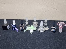 10 Pcs 14mm Male Bowl Set Replacement for Water Pipe Glass Bong Smoking Pipe picture