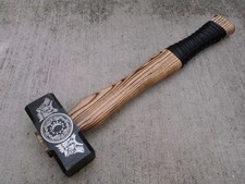 Fenrir 20” Viking Blacksmith Hammer Hand Forged Carbon Steel With Wood Handle picture