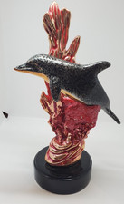 Vintage Donjo Signed Rare Donjo Dolphin Sculpture picture