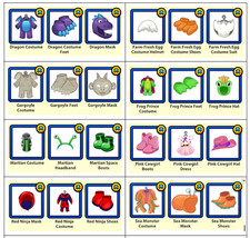 WEBKINZ Halloween Costumes Complete  and Singles - MORE PICTURES picture