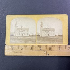 Jaffrey Centre NH Old Church Stereoview George Scripture 1860s Peterborough picture