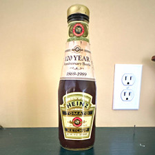 Vintage 1989 Heinz Ketchup 120 Year Anniversary Bottle 1869-1989 Unopened Full picture
