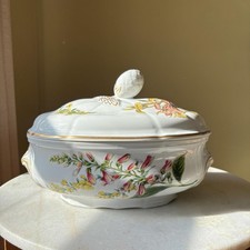 Vintage Spode Lidded Tureen Stafford Flowers Genista & Digitalis Made In England picture