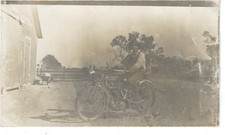 VINTAGE PHOTO EARLY 1910-12 EXCELSIOR AUTO-CYCLE BIKE MOTORCYCLE picture