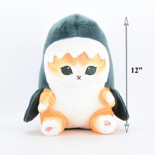 Mofusand Costume Cat Doll Soft Stuffed Plush Shark Cat 12