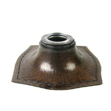 Antique Roycroft Hammered Copper Ink Well Arts & Crafts Mission Unsigned c 1920 picture