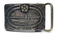 WWII Imperial Japanese Navy 1933 Grand Maneuvers Fleet Review Buckle picture