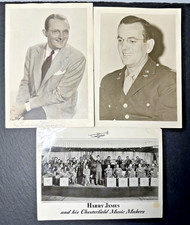 VINTAGE PROMO PHOTOS: TOMMY DORSEY, GLEN MILLER, HARRY JAMES FP467 picture