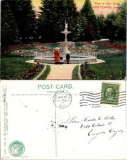 Portland OR View In City Park Postcard 61620 picture