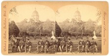 VIRGINIA STEREOVIEW - Hampton - National Soldiers Home - Roberts & Fellows 1890s picture