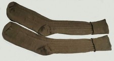 WW1 WW2 kilt socks hose, British Army Scots regiments, wool battledress brown picture