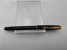 1994 Parker Sonnet France III Fountain Pen Black Gold Trim 18K Extra Fine Nib picture