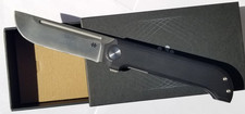 DOTS Gear Katana Linerlock 14C28N Black G10 D Rocket Design Flipper A1080-1A picture