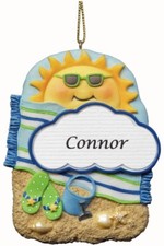 PERSONALIZED BEACH MAGNET ORNAMENT picture
