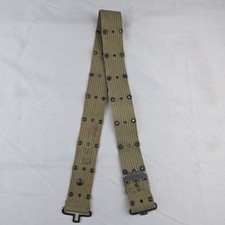 Original WWII US Army M1936 Pistol Belt 1940s Horizontal Weave Military picture