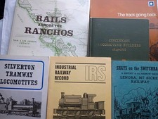 Lot Of 6 Vintage Locomotive Books And Booklets (1073) picture