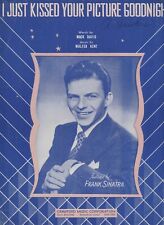 I Just Kissed Your Picture Goodnight 1942 Vintage Sheet Music Frank Sinatra HTF picture