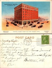 Wicomico Hotel Salisbury MD Postcard picture