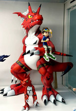 DMX Studio Growmon Matsuda Takato Guilmon H30cm New Statue Figure Model PU picture