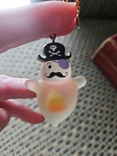 Rare 2009 Sweet and Silly Hallmark Halloween Ornament Pirate Ghost picture