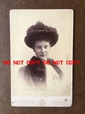 Autograph Princess Louise of Denmark 1875 - 1906 Antique Cabinet Card Photo picture