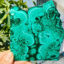 194g Natural Green Malachite Slab Quartz Crystal Slice Ore Specimen Healing picture
