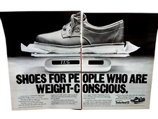 1984 Timberland Lightweight Casual Shoes Original Print Ad picture