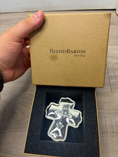 Reed & Barton Musical Cross Ornament Silver Plated 4714 2019 picture