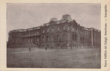 Nuevo Edificio Colegio Americano Concepción Chile RPPC Postcard picture