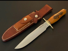 Randall Made Knife - Model #1 -7”, Westinghouse micarta, Rick Bowles Scrimshaw picture