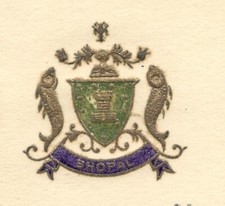 India 1931 bicolour crested letter BHOPAL STATE picture